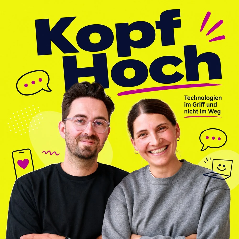 Kopf Hoch — Podcast-Cover mit Marlene und Max